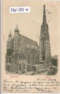 Wien Prägekarte  Stefansdom