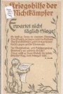 Kriegshilfe der Nichtkämpfer